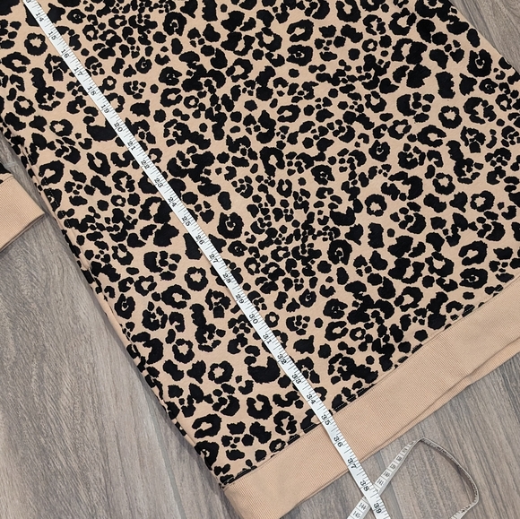 M&S Collection Animal Print Sweatshirt Tunic - Picture 6 of 7